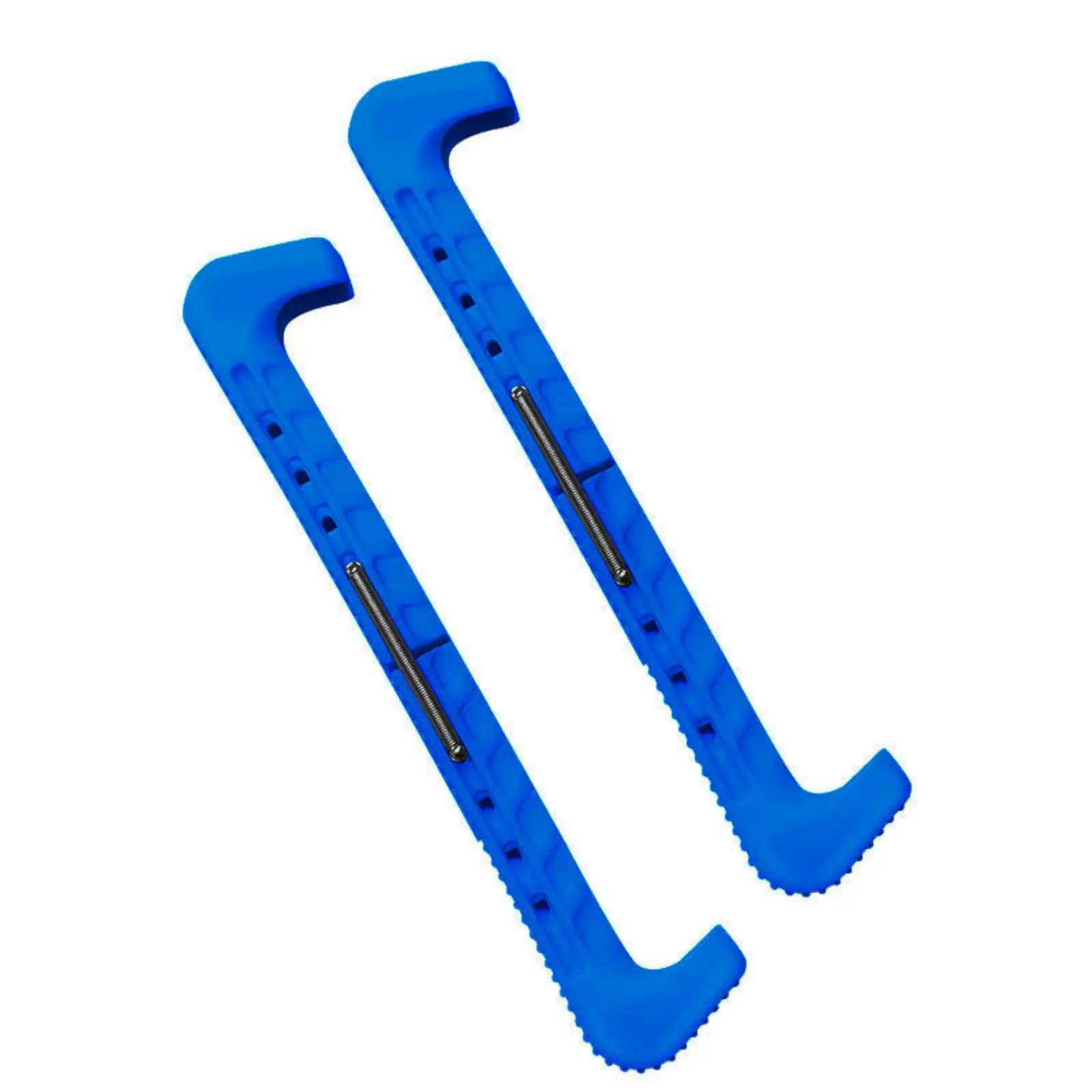 Durable Ice Skate Blade Guard with Anti Slip Stripe Pattern Adjustable Fit for Figure Skaters Hockey Players Storage