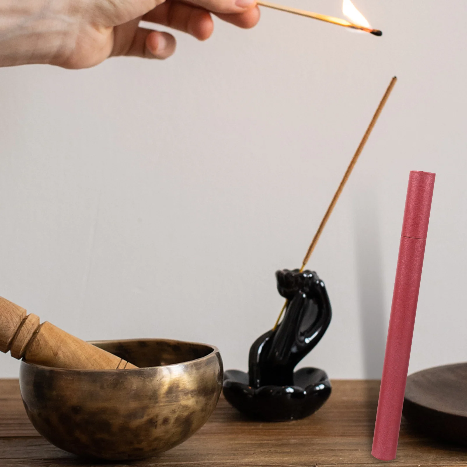 

6pcs Paper Holder Storage Tube Lightweight Stick Holders For Home Yoga Meditation Portable Incense Containers Decorative Incense