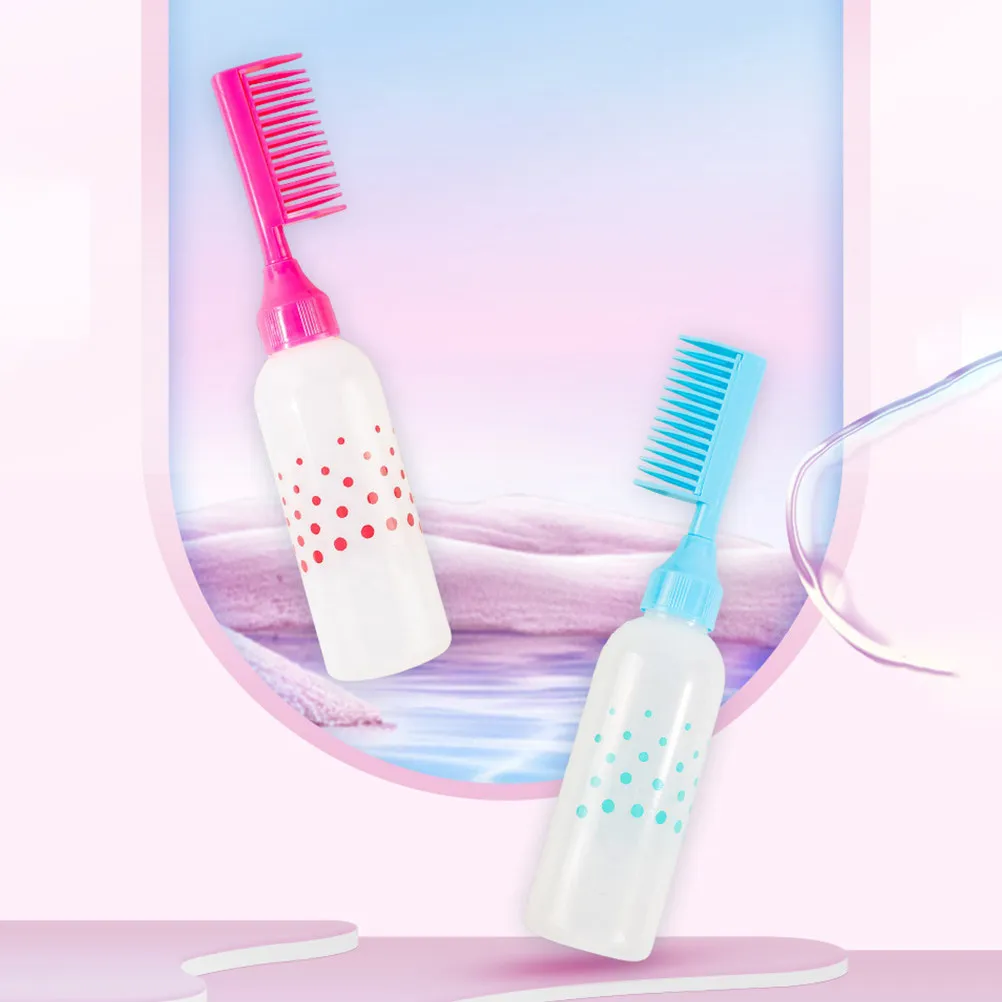 

Набор из 6 флаконов для окрашивания волос премиум-класса со встроенным аппликатором-расческой для окрашивания корней, легкое пополнение, разборная конструкция, мерные шкалы