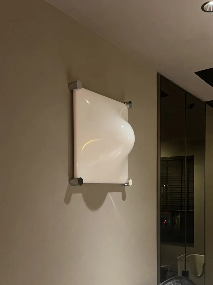 Lâmpada de parede quarto designer retro creme vento corredor sala estar fundo lâmpada parede