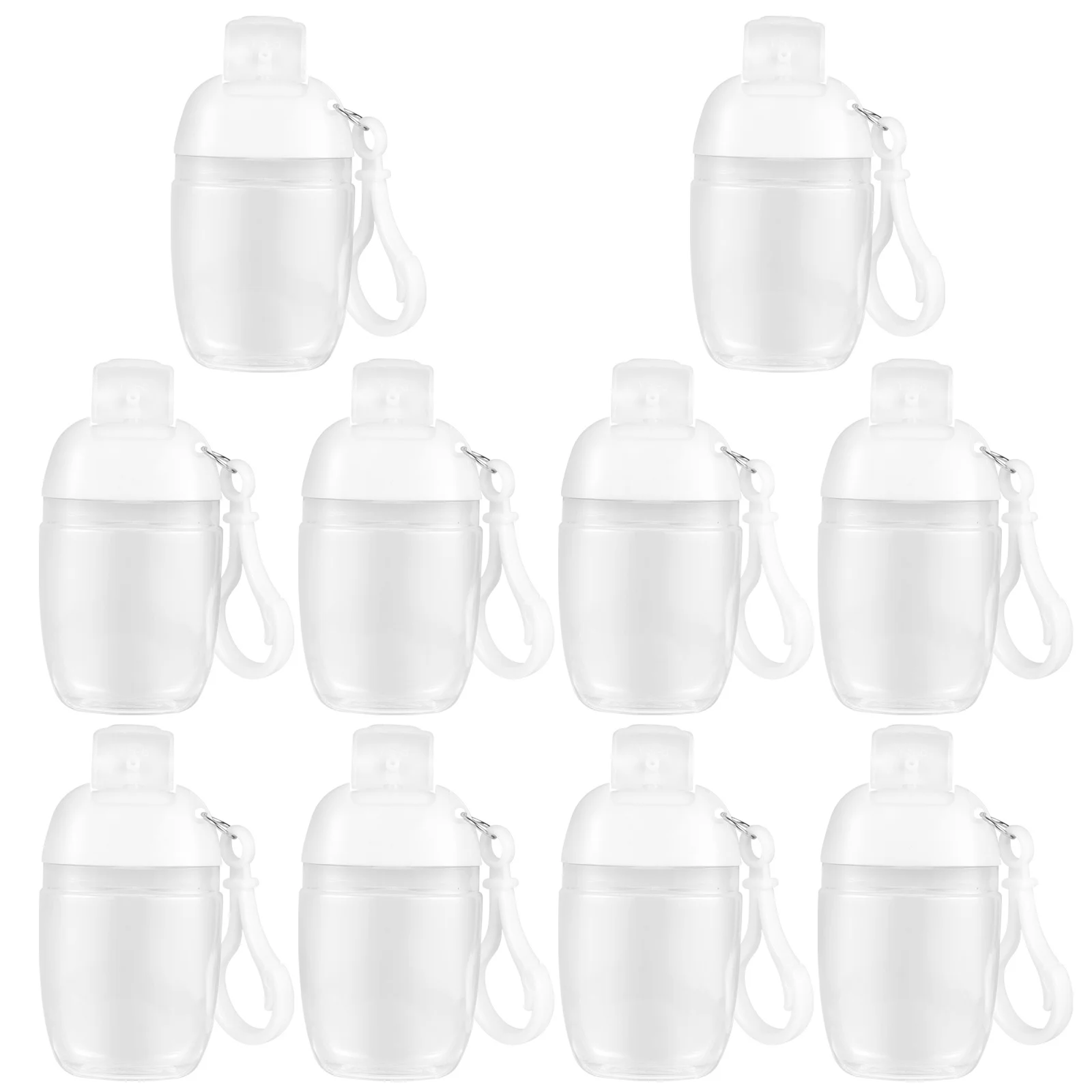 10Pcs 30ml Portable Liquid Bottles Empty Travel Containers Durable No Smell Refillable Reusable Ecologically Friendly