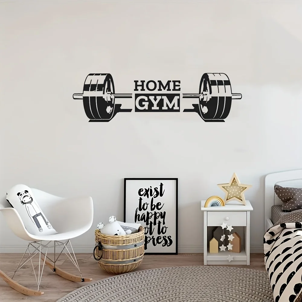 Autocollants muraux créatifs pour entraînement à la barre, autocollants décoratifs pour la maison, un cadeau pour un ami, décoration de fête à domicile, papier peint