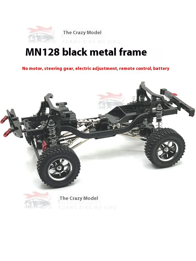 Mangniu Mn128 Modification Parts All Metal Frame Remote Control Rc Remote Control Car Upgrade Accessories Car Shell Diy