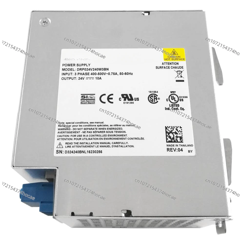 DRP024V240W3BN rail power supply 24V10A three-phase switching power supply, output power 240W