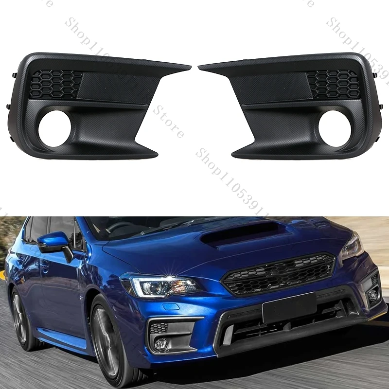 Car Front Bumper Fog Lamp Frame Fog Lamp Trimming Cap Hood Lid Bezel Bezel Cover For Subaru WRX 2018-2020 57731VA380 57731VA390