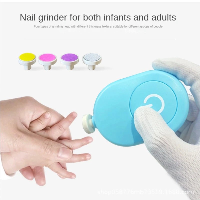 Elektrische Nagel Trimmer Kid Nagel Polijstmachine Tool Baby Care Kit Manicure Set Gemakkelijk Te Knippen Nagelknipper Voor Pasgeborenen