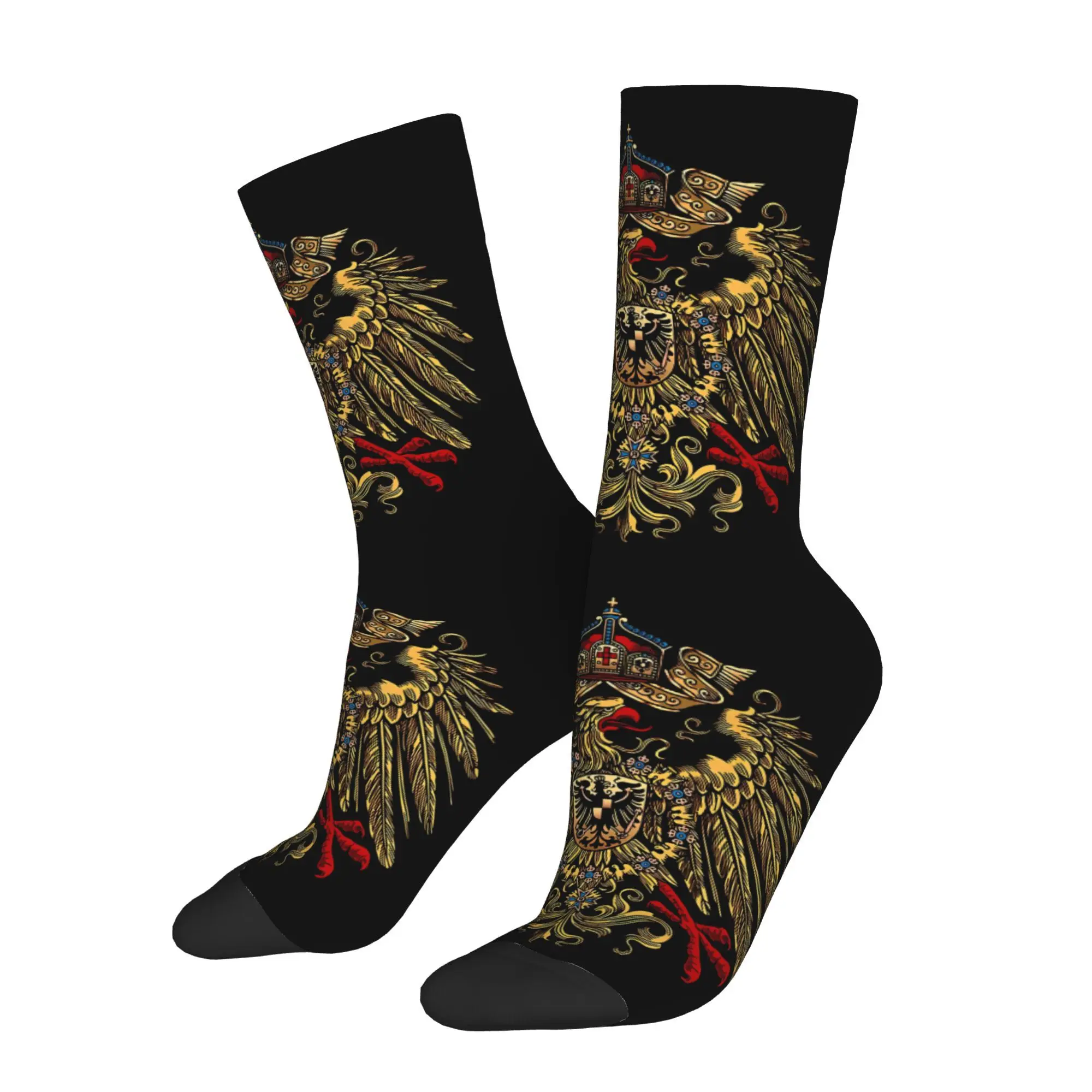 

German Flag Eagle Bundesadler Sock Printed Man Polyester Fashion