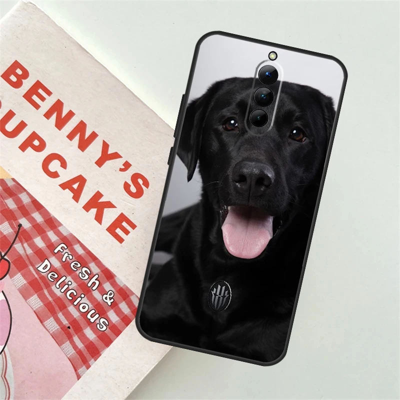 Black Labrador Dog Case For ZTE Nubia Red Magic 8S 8 9 Pro Plus RedMagic 6 6S Pro 7 7S Pro 6R 5S 5G Soft Cover