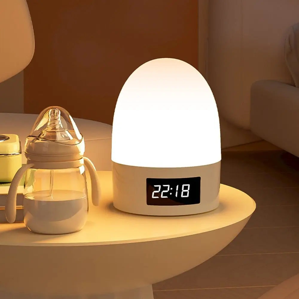 3 Color Touch Night Light Dimming Eye Protection Bedroom Bedside Lamp Adjustable Brightness Timer Function LED Table Lamp