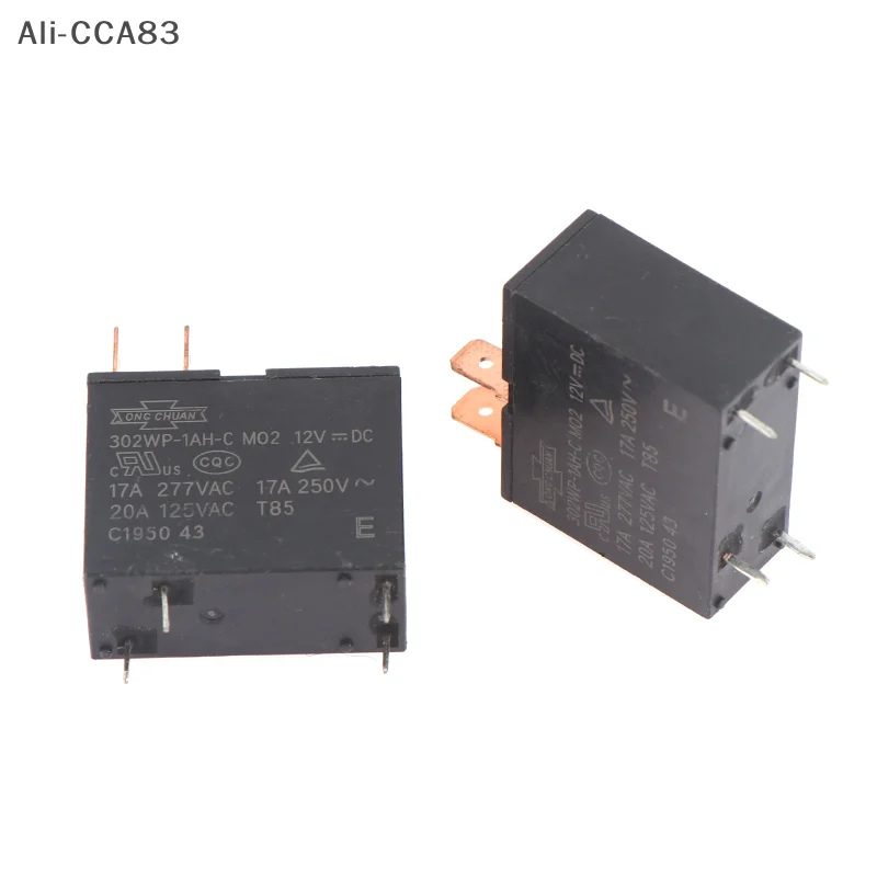 CCA83-2 PCS 12V Relay 302WP-1AH-C M02 12VDC 4Pins For Microwave Oven