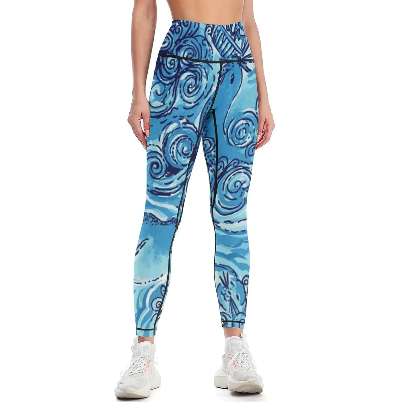 

Blue ocean Leggings Female legging pants Women's trousers Womens Leggings