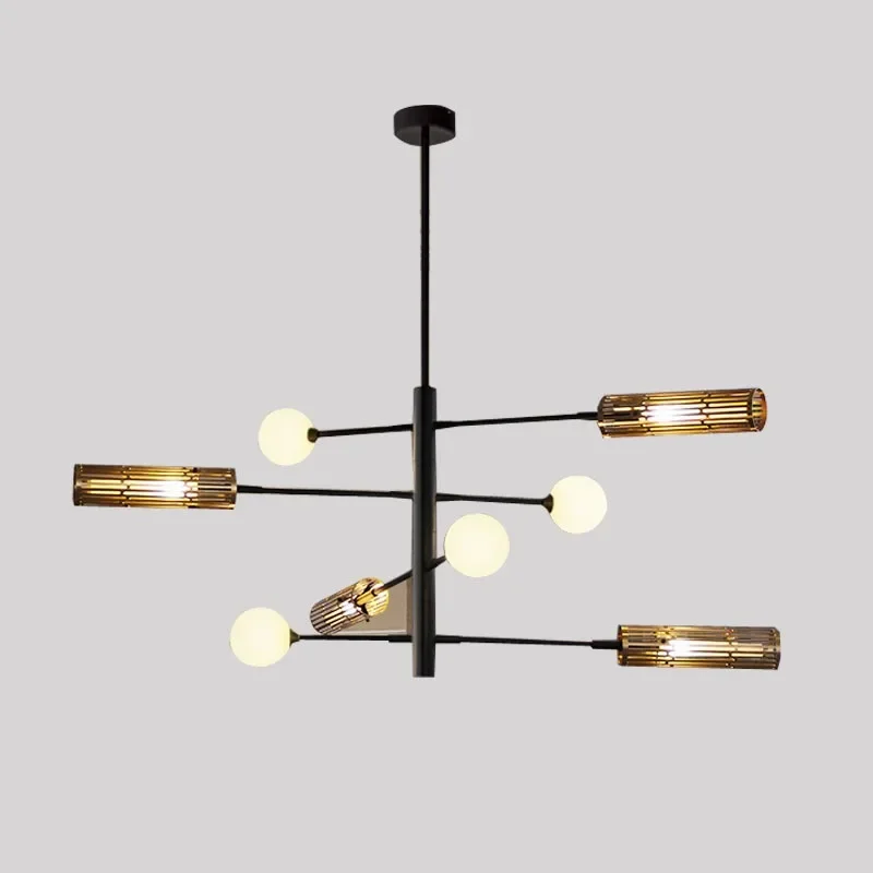 

GHJUYIOL Nordic minimalist living room chandelier, personalized and creative bedroom and restaurant magic bean chandelier