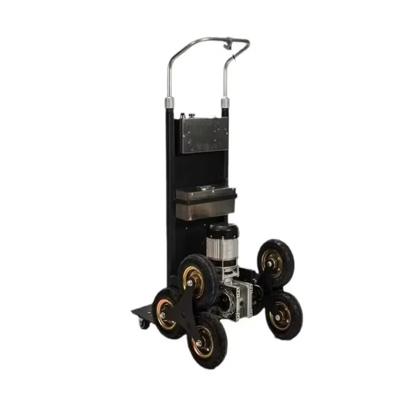 

Foldable Trolley Cart Electric Stair Climber Moving Truck On Stair Climbing Tracked Transporter Up And Down Stair 6 Wheels