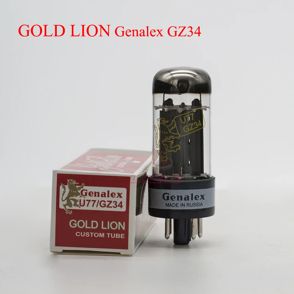 

GOLD LION Genalex GZ34 U77 Vacuum Tube Precision Matching Valve Replacement 5AR4/274B/5U4G Electronic Tubes For Amplifier