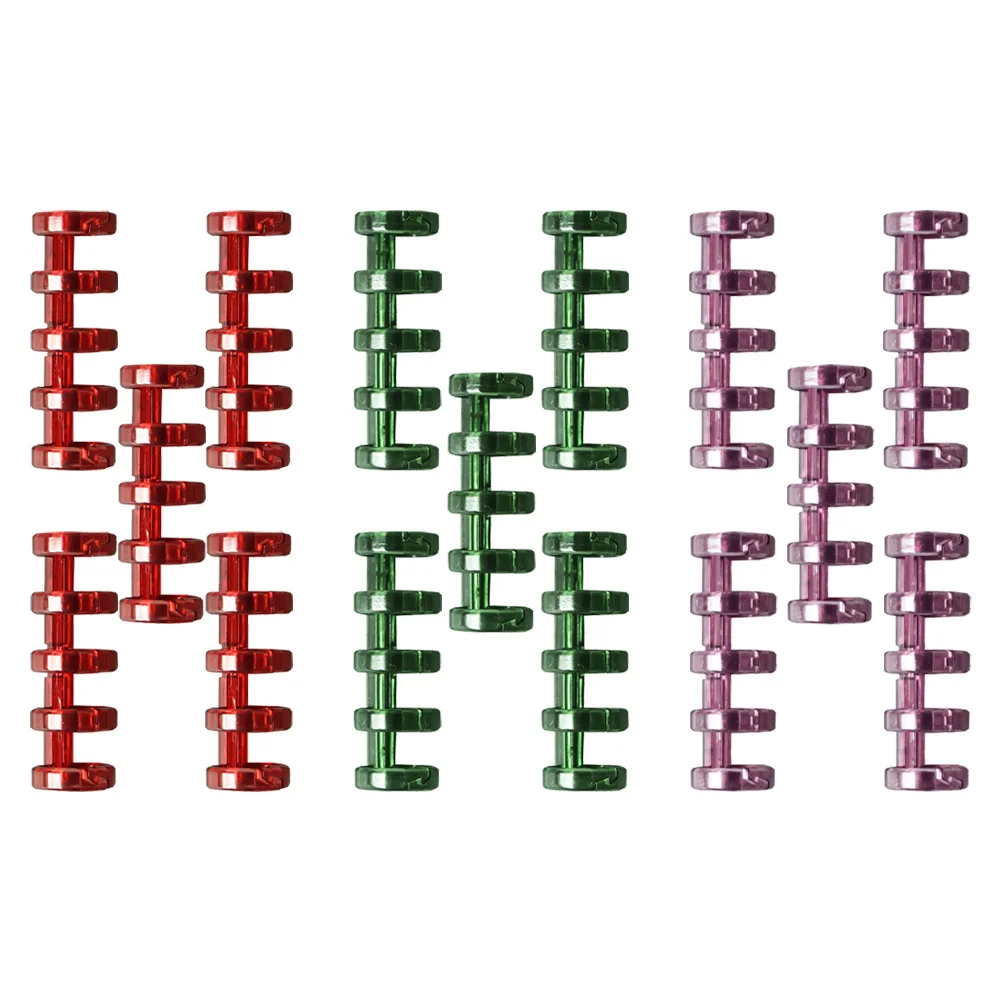 15 قطعة خمسة حفرة فضفاضة ورقة الموثق للمدرسة مكتب المنزل استخدام مجزأة ملف كليب لوازم مكتبية الموثق الدائري