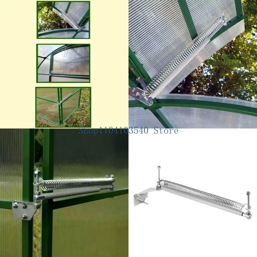 02DC Heavy Duty Iron Automatic Greenhouse Window Mechanism Adjusts to Heat Changes Greenhouse Ventilation System for Plant