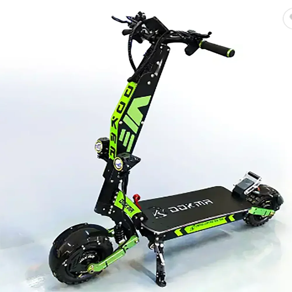 EU2024 Newest 11Inch Off Road Electric Scooter 8000W 72V 35AH DOKMA  Maximum speed 95KM/H Maximum mileage 120KM Foldable Adults