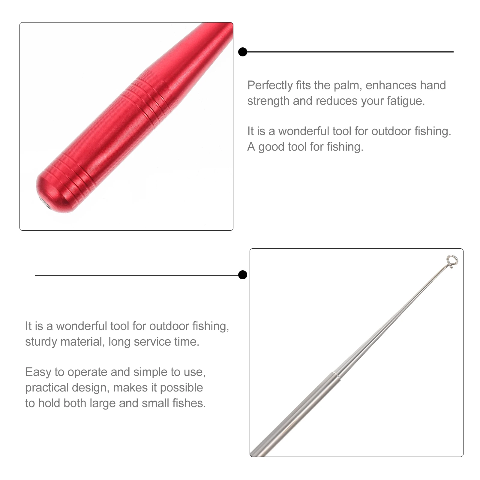 

2pcs Stainless Steel Blind Decoupler Fish Hook Remover Fishing Unhooking Tool Durable Corrosion Resistant Outdoor Fishing
