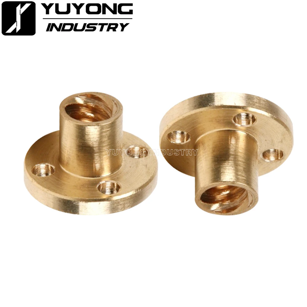 1pc TR8 ACME BRASS NUT for TR8x2/TR8x4/TR8x8 lead screw for Reprap 3D printer and CNC mill