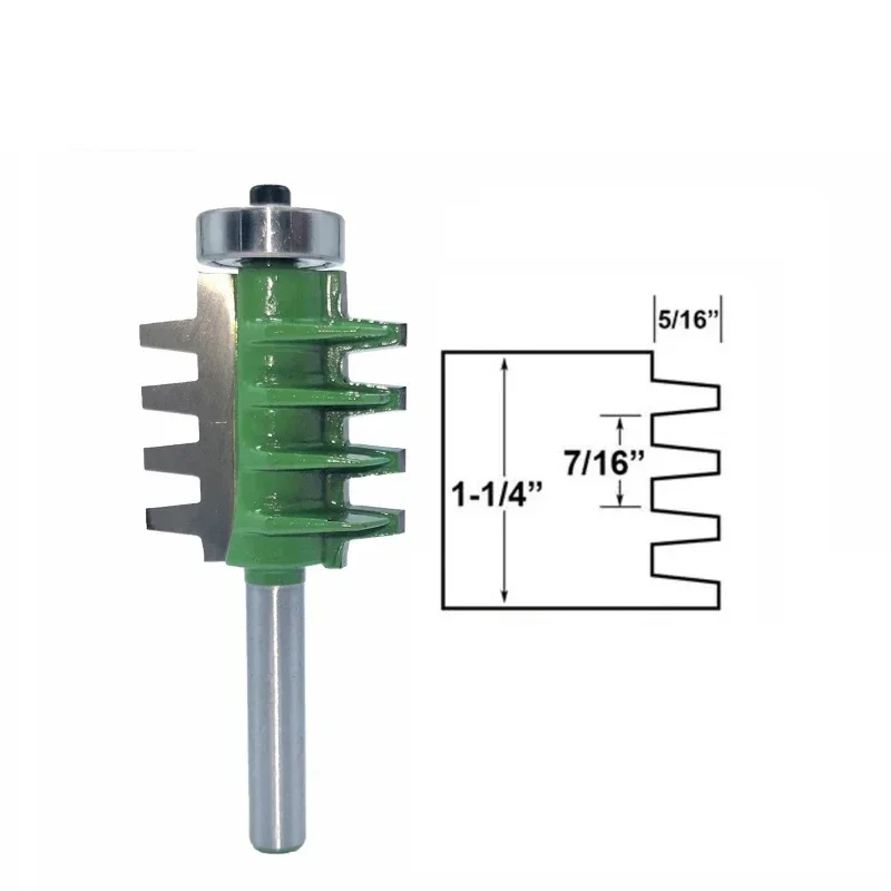 8mm Shank Router Bits Finger Joint Glue Milling Cutter for Wood Tenon Woodwork Cone Machine Tools