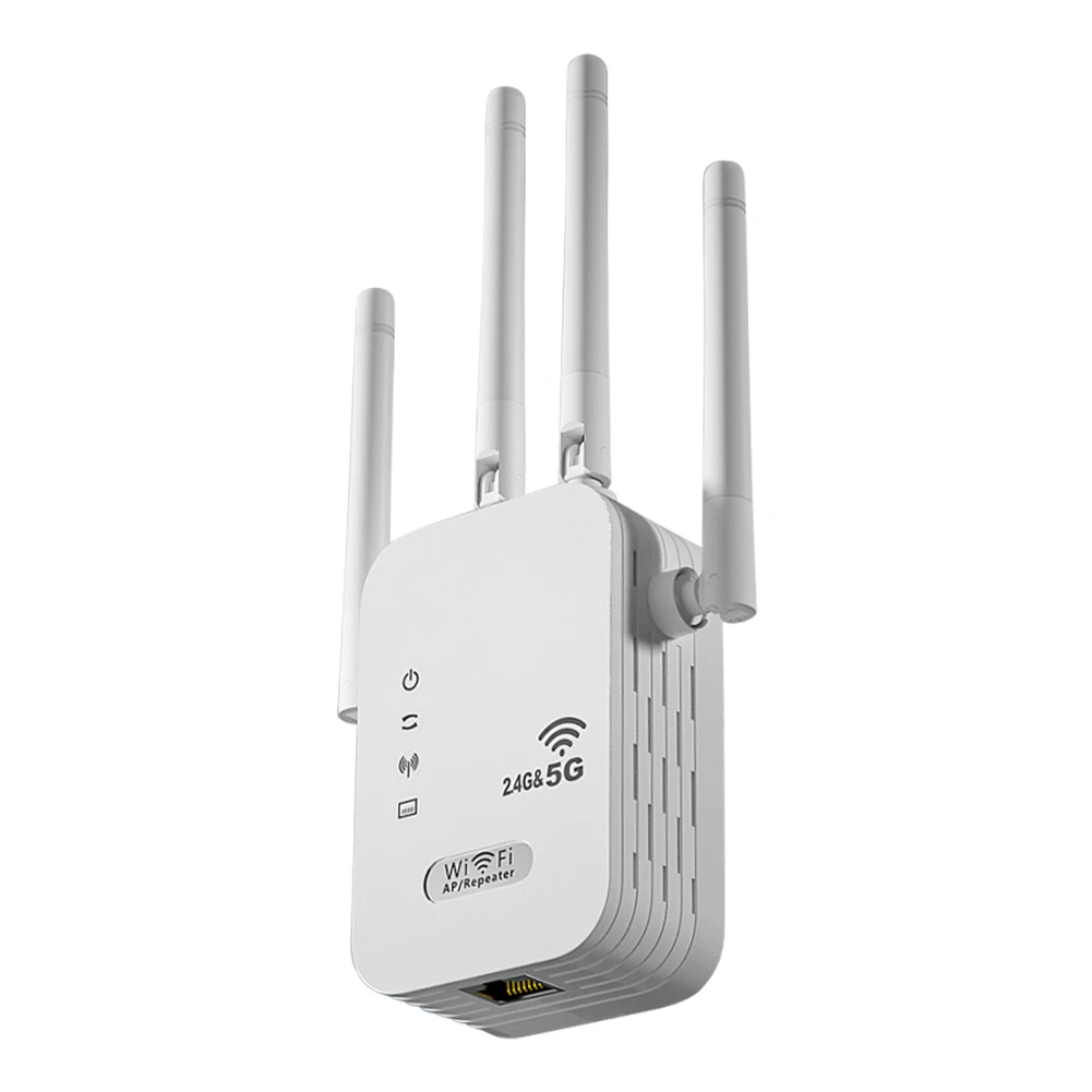 Wireless WiFi Router 300Mbps 1200Mbps WiFi Repeater Signal Booster 2.4G 5G Dual-band Network Extender WIFI Amplifier for Home