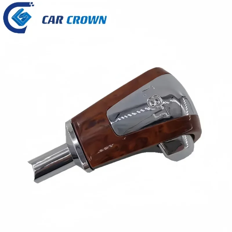 Car Crown 3BD713139 Car Cherry Car Crown Wood & Chrome Automatic Gear Shift Knob Shifting Handball For VW Passat B5 1.8T V6
