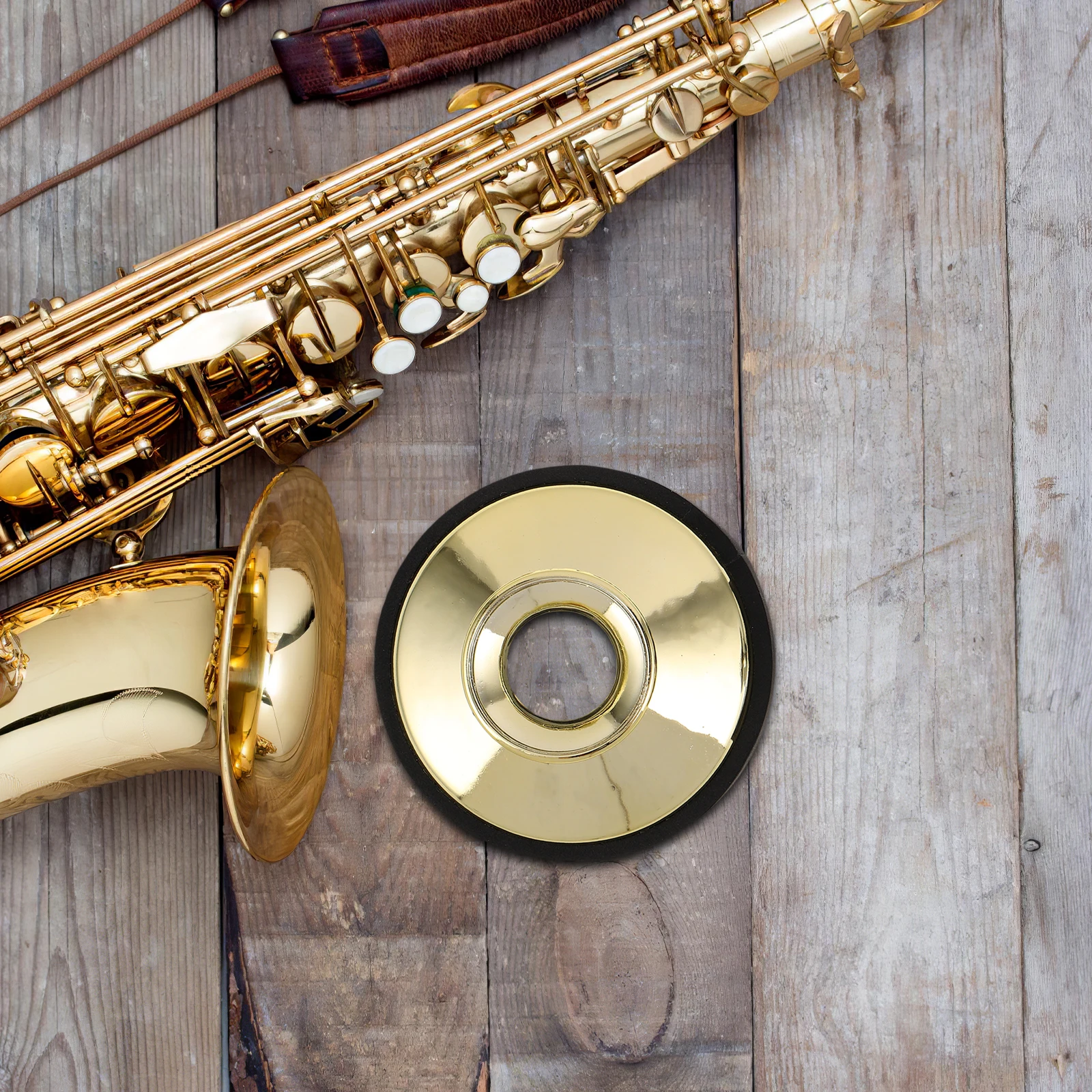 

2Pcs Alto Saxophone Sound Dampener Noise Reducer Plastic Mute Practice Compatible with Tenor Saxophone