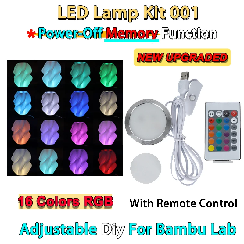 

For Bambu Lab Lithophane Led Panel CMYK LED Backlight Board PLA Basic CMYK Lithophane Bundle 3DPrint Lithophane Photo LED Kit00