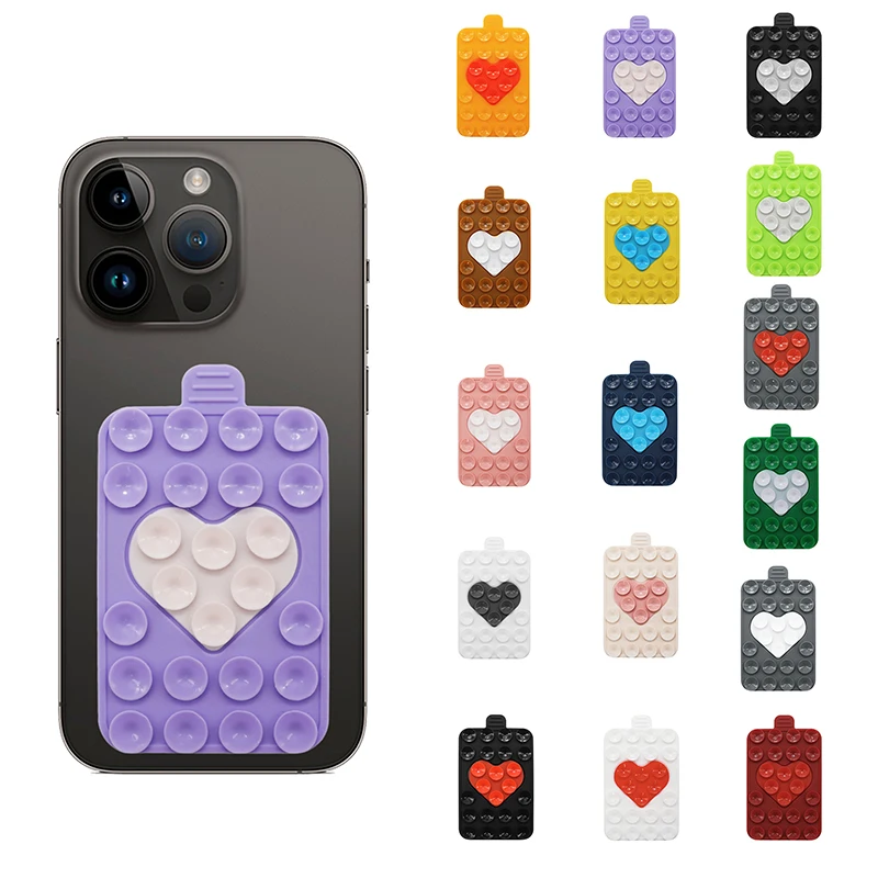 

Portable Phone Holder Backed Adhesive Sucker Pad For Double Side Silicone Suction Pad For Mobile Phone Fixture Suction Cup