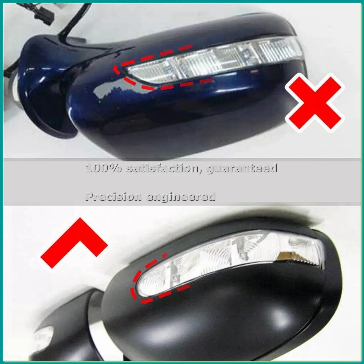 

Пара светодиодных индикаторов боковых зеркал для C/E-класса W211 S211 W463, указатели поворота A2038201321 2038201421-AD23