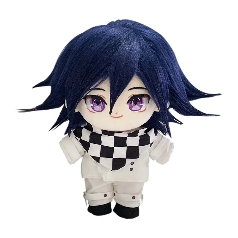 Hot Anime Danganronpa Kokichi Oma Plush Doll Stuffed Toy Plushies Cartoon Change Suit Dress Up Clothing 20cm Xmas Gifts