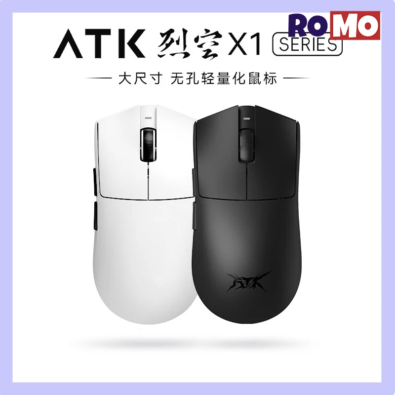 Atk X1 Pro/max/ultra Mouse 2.4g Wireless Bluetooth Paw3950 Lightweight Low Delay Fps Gaming Mouse For Win/mac/linux Mice Gift