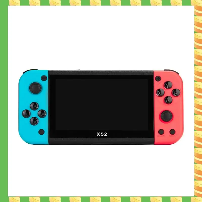 

AB53 X52 Handheld Game Console HD 5.1 Inch Portable Retro Game Console Built-In Retro Classic Games Audio Video Player Easy To U