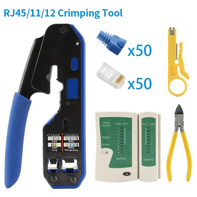 Szczypce do zaciskania RJ45 szczypce do zaciskania kabli sieciowych szczypce do zaciskania przewodów szczypce do zaciskania przewodów ethernet szczypce RJ45 RJ12 RJ11 cat6 cat5e cat5
