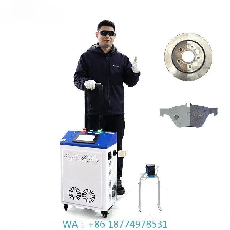 حالة جديدة 100 واط إزالة الصدأ آلة إزالة الطلاء الصدأ الأكثر شعبية 200 واط 300 واط آلة تنظيف الألياف النبضية