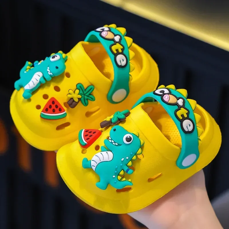 New Summer Sandals Children\'s EVA Slippers Baby Girls Shoes Non-Slip Cartoon Cute Infant Boys Garden Beach Sandals Shoes Kids