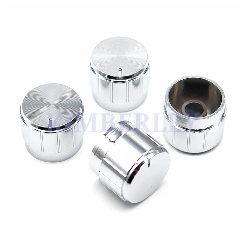 5PCS 20 X 16 Plastic Silver Knob Cap Potentiometer Knob Cap Power Amplifier Volume Knob Cap Electronic Device Cap