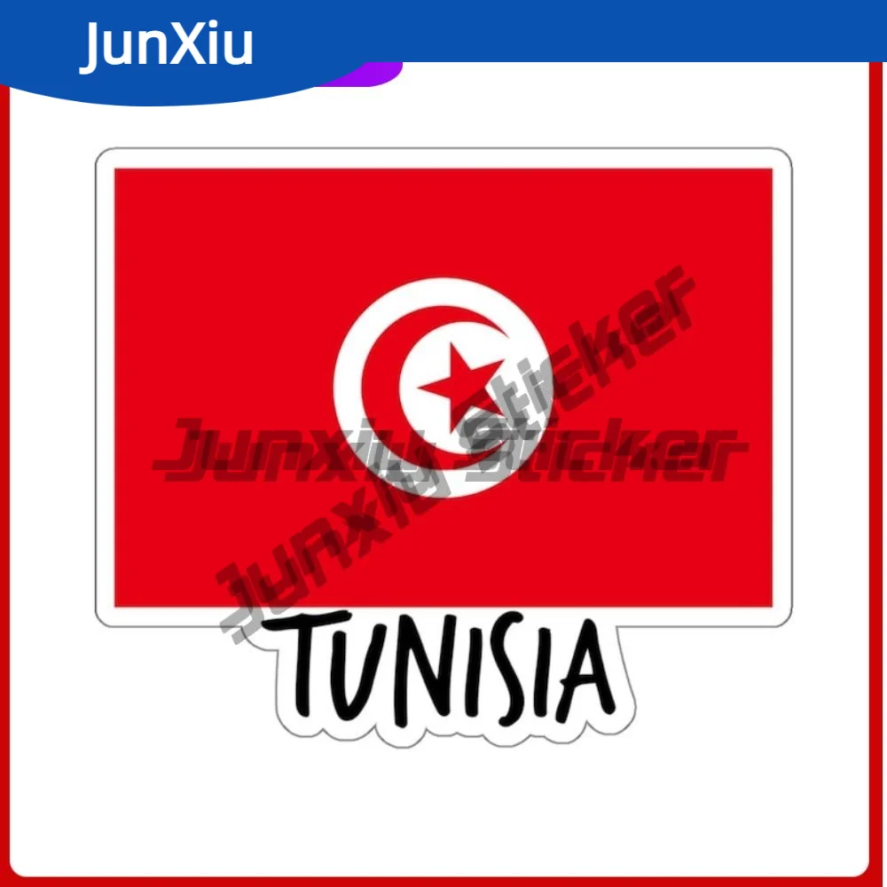 

Tunisia Flag Travel Sticker Suv Camper Windshield Bumper Truck Scratch-proof Stickers Accessories X 500 Motorcycle Stickers Pvc
