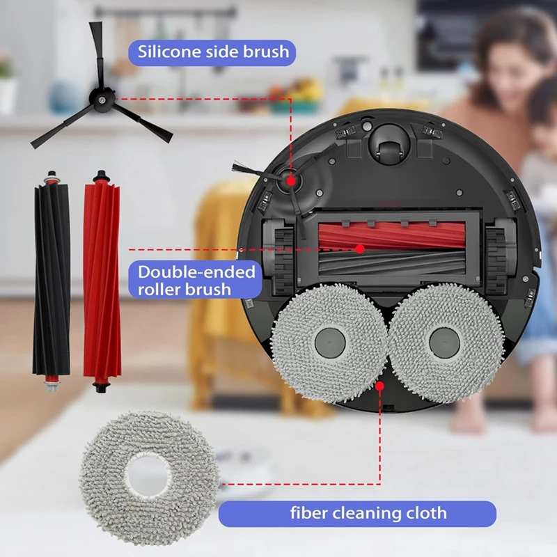 Pièces de rechange pour aspirateur robot Roborock Qrevo Master, brosse latérale principale, filtre Hepa, vadrouille, gril, sacs à poussière
