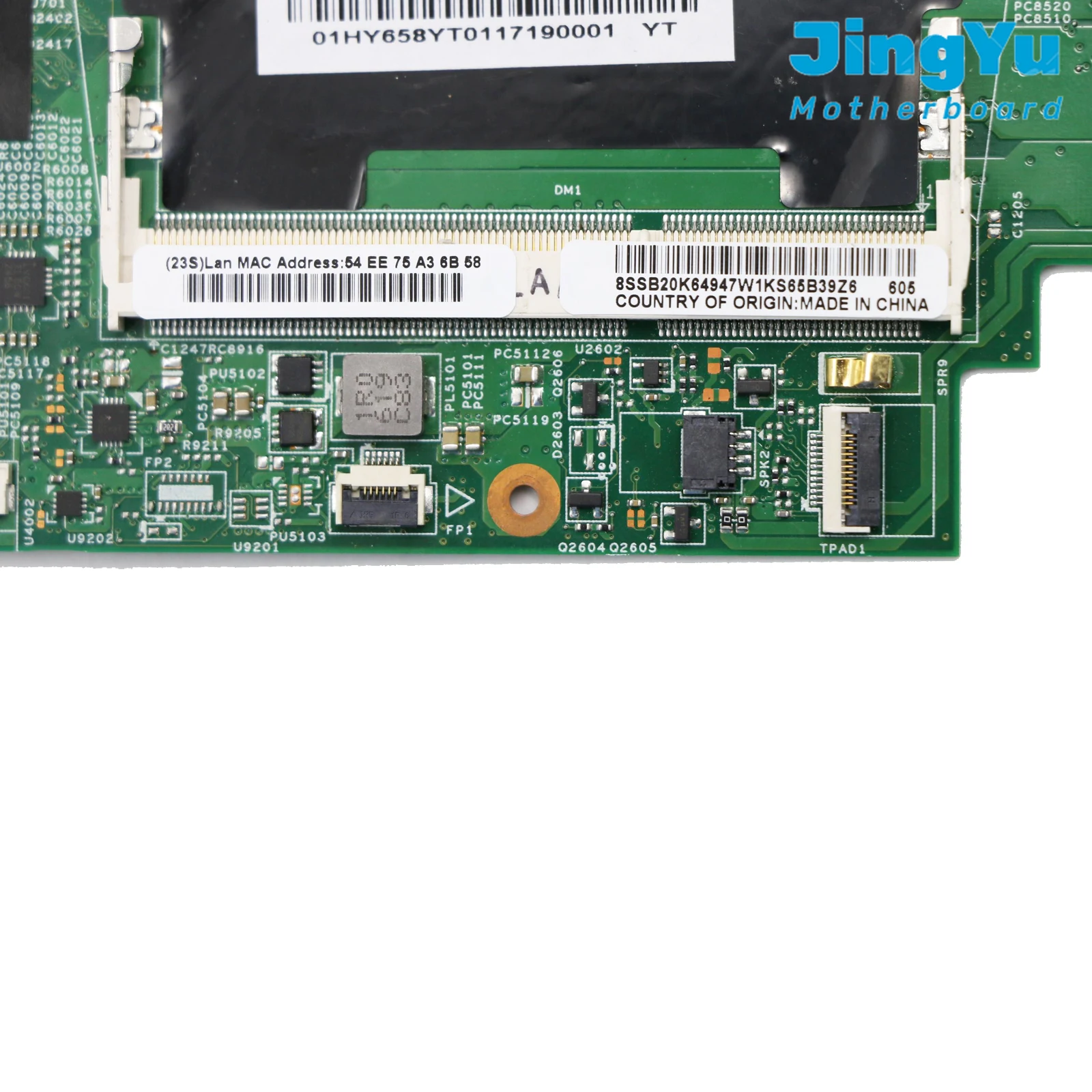 Imagem -06 - Placa-mãe Portátil para Lenovo Thinkpad Mainboard P40 Yoga 460 Cpu I56300u Uma Fru 142832 00up142