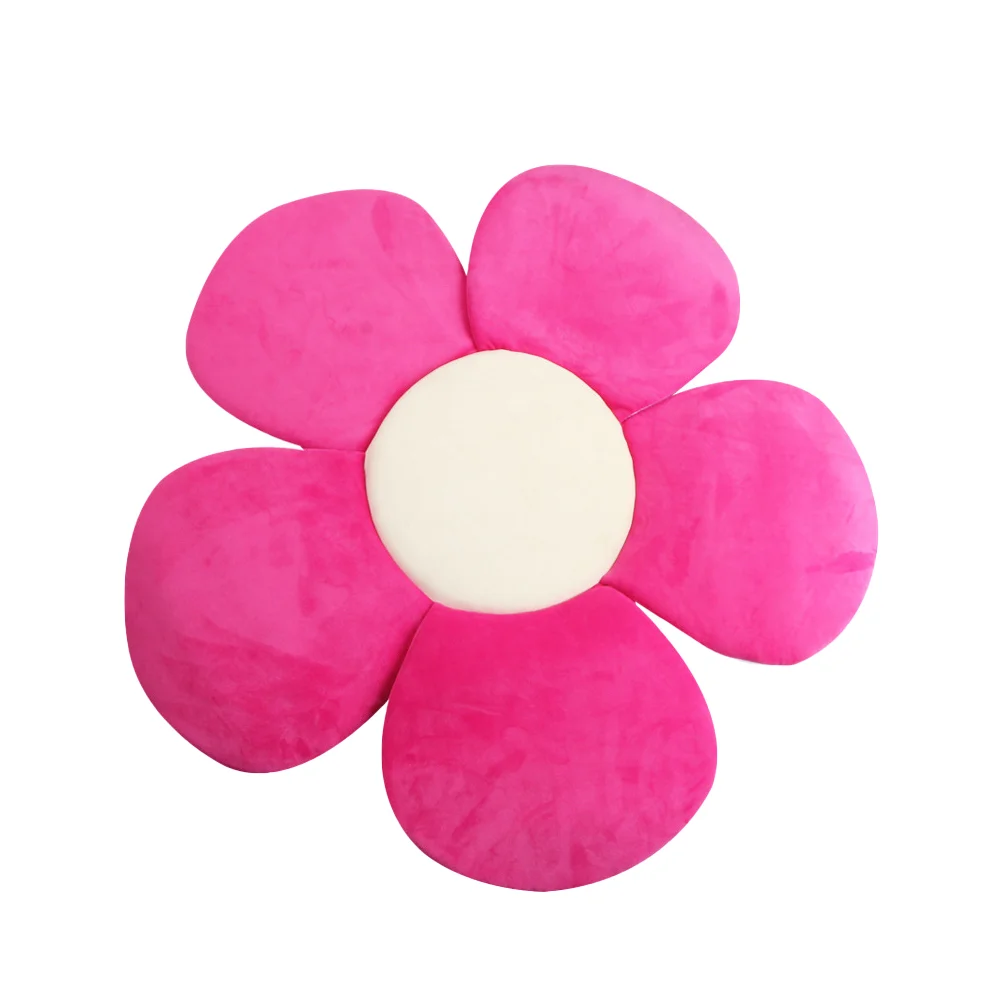 

1Pc Flower Shaped Baby Shower Bath Tub Pad Newborn Non-Slip Bathtub Mat Safety Security Bath Support Cushion(Rosy)