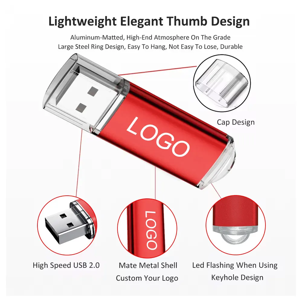 200개 맞춤형 플래시 드라이브 펜 드라이브 4GB 8GB 16GB 32GB 64GB 고속 USB 스틱 2.0 0 메모리 스틱 메모리 플래시 드라이브 펜드라이브