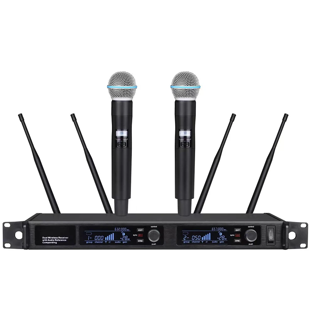 accessories musical instrument FOR QLX-24D B58 600mhz Professional Wireless Microphone UHF Stage Performance