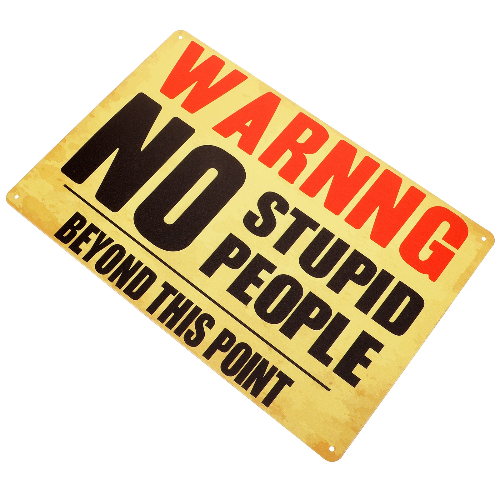 Garden Private Property Warning Iron Plate Decor Outdoor Retro Sign No Trespassing Metal Sign Large Letters Fade