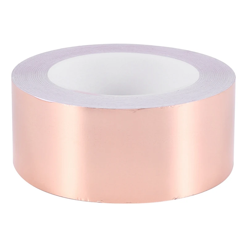 Copper Foil Tape 50mm x 30M for Shielding Conductive Adhesive for Electrical Repairs,Snail Barrier Tape Guitar-A23R