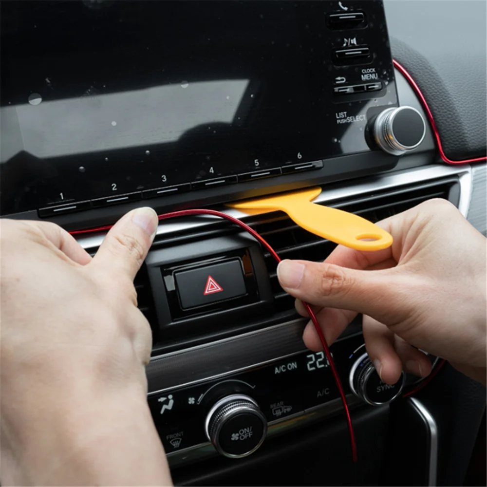 

Car Central Door Decoration Strip for Toyota wish mark x supra gt86 4runner avensis Camry RAV4 Prado Corolla YARIS