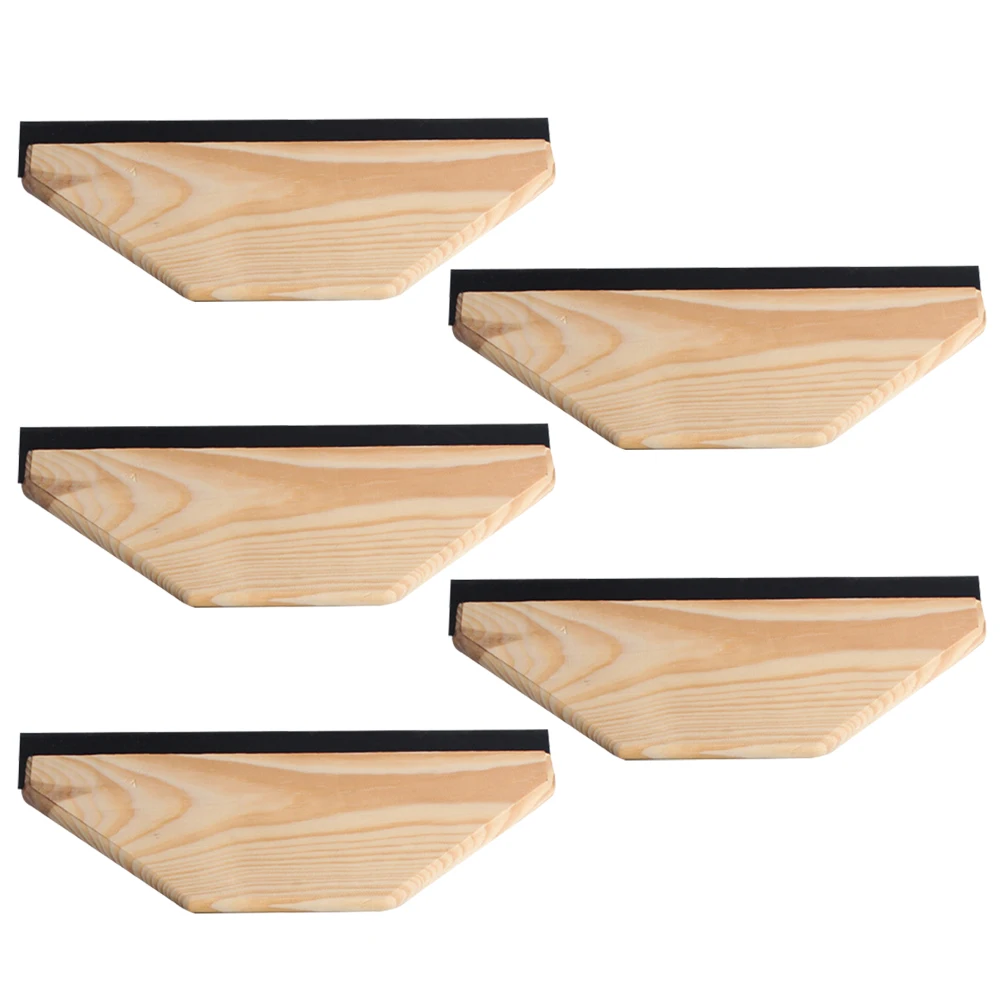 

5 Pcs Wallpaper Scraper Wood Film Tool Wall Sticker Scraper Smooth Edge Adhesive Decal Removal Car Glass Wall Protective