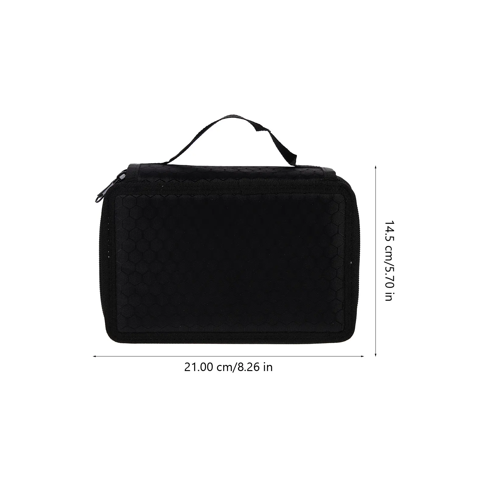 

Large Capacity Colored Box Durable Wear-Resist Zipper Multi-Layer Portable Pencil Pouch For Art Drawing Sketching Pencil Case