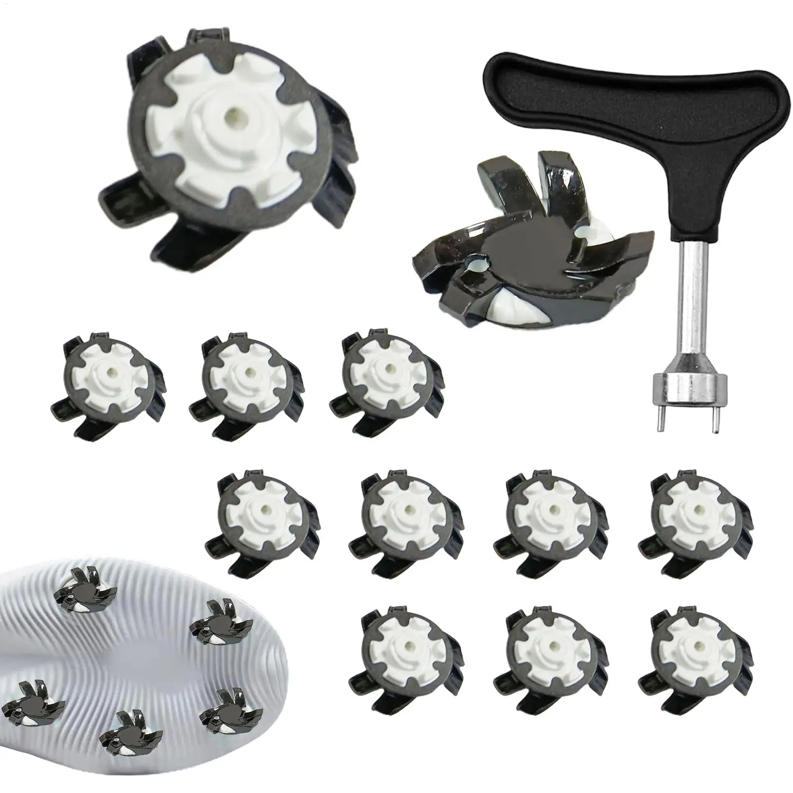 حذاء جولف المسامير المضادة للانزلاق حذاء جولف المربط ستينغر المسمار استبدال الموضوع المسامير المرابط لأحذية الجولف إكسسوارات أحذية الجولف