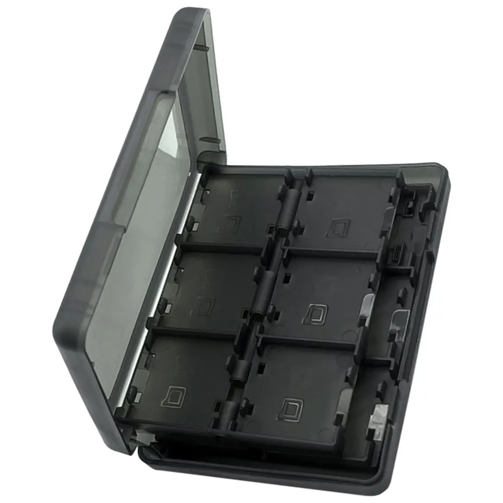 

HONMEET Game Card Storage Box Holder for Switch Playing Cards Trading Albums Organiser Poker PP Black